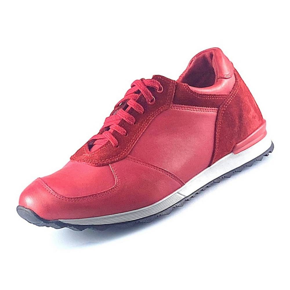 Męskie buty  podwyższające sportowe sneakersy NEAPOL + 7 CM