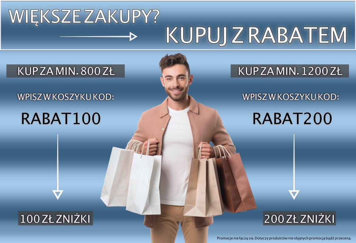 Większe zakupy? Kupuj z rabatem