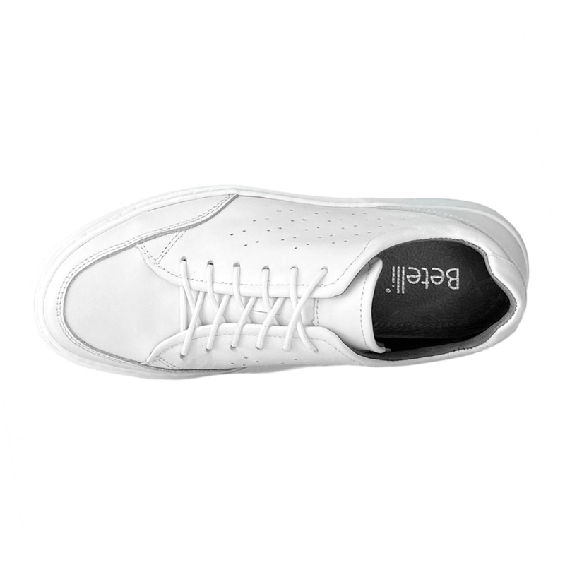 Sneakersy podwyższające BIANCO +6 CM | BETELLI