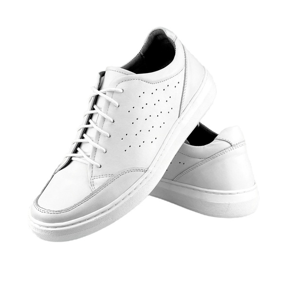 Sneakersy podwyższające BIANCO +6 CM | BETELLI